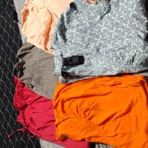 Five women's summer tops size S